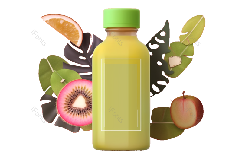 叶子图片,插画元素,剪纸PNG,水果免抠素材